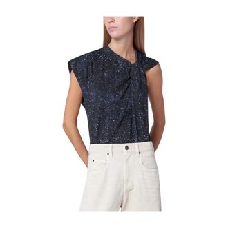 Isabel Marant T-shirt girocollo manica corta - female - Isabel Marant - Sleeveless Tops - Multicolor - S - Tops