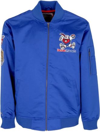 Mitchell & Ness Denver Nuggets Lichtgewicht Satijnen Bomberjack - Heren - Bomber jackets - Blauw - XL - Satijn - Jassen