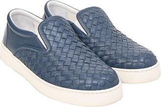 Bottega Veneta Mens Leather Dodger Slip-On Sneaker (Authentic Pre-Loved)