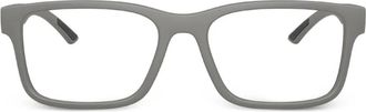 Prada PS01RV bril met rechthoekig montuur - Grijs