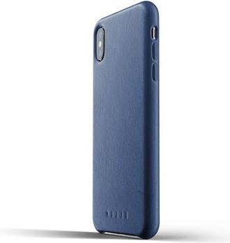 Mujjo Full Leather Case for iPhone XS Max in Monaco Blue at Nordstrom