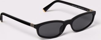 Miu Miu Occhiali da sole in acetato tartarugato Miu Miu