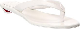 Christian Louboutin Miss Z Leather Thong Sandal