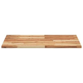 Berkfield Home Versatile Bathroom Vanity Top Oil Finished 80x60x2 cm Solid Wood in Brown | Size: 80 x 60 x 2 cm