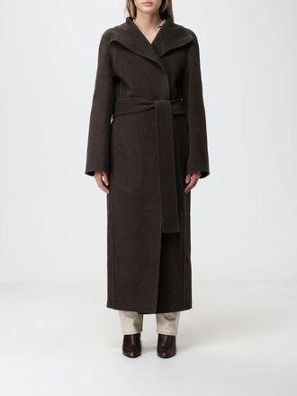 Khaite Relaxed-Fit Long Wool Robe Coat