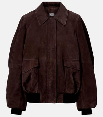 Loewe Suede bomber jacket