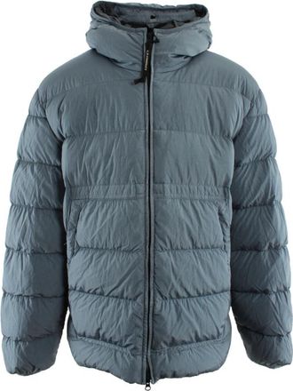 C.P. Company Chrome-R Goggle Down Jacket - Heren - Winterjassen - Blauw - 2XL - Leer - Jassen