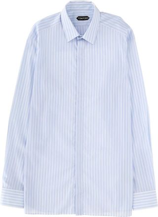 Tom Ford Light Blue Stripes Shirt