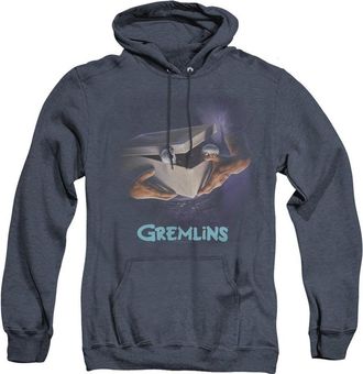 Gildan Gremlins Original Poster Adult Heather Hoodie / Hooded Sweatshirt