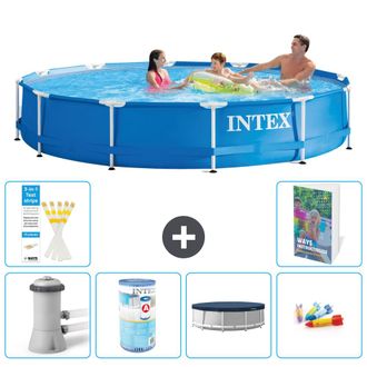 Intex Piscina Con Estructura Redonda - 366x76 Cm - 7-piezas S193
