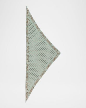 Guest In Residence The Wild Rag Silk-Blend Scarf