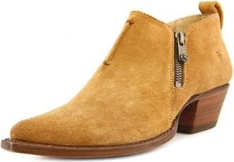 Frye Womens Sacha Moto Shortie Boots In Sand