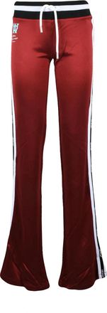 Off-white Red Striped Rayon-Blend Track Pants