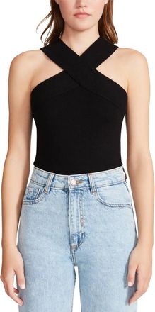 BB Dakota Top Floor Knit Bodysuit In Black