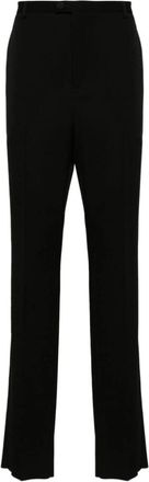 Saint Laurent Tuxedo Broek - Heren - Nette broeken - Zwart - L - Wol - Broeken