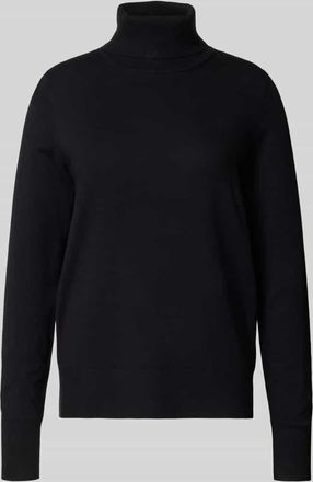 s.Oliver Red Label Regular Fit Rollkragenpullover aus Viskose-Mix in BLACK, Größe 34