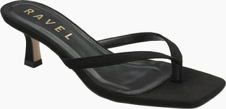 Ravel Womens Craster Womens Heeled Sandals - Black - Size: 4