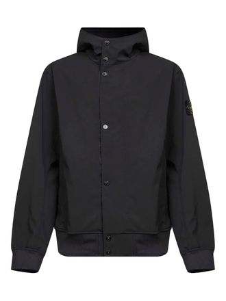 Stone Island Jack met capuchon - Zwart