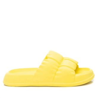 Xti Womens Pool Slides Sandals In Yellow
