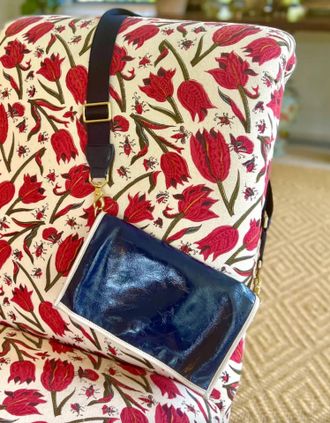 Corroon Womens Hiram Bingham Crossbody Bag In Sailor