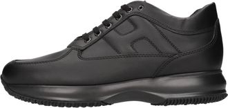Hogan Interactive Sneakers - Heren - Sneakers - Zwart - 45 EU - Leer - Schoenen