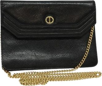 Dior Pre-owned Cross Body Bags, female, Black, Size: ONE SIZE Pre-owned Vintage Shoulder Bag