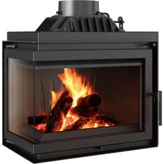 Kratki Gusseisen Eckkamin KRATKI SIMPLE 8 kW &Oslash; 200 Links Set Zubeh&ouml;r