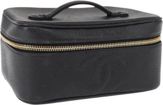 Chanel Pre-owned Handbags, female, Black, Size: ONE SIZE Pre-owned Vintage Handbag