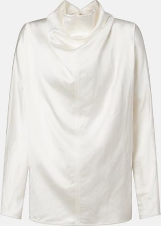 Toteme Draped satin blouse