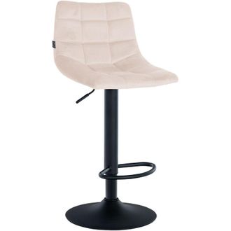 Clp Taburete De Bar Jerry En Terciopelo Beige Negro
