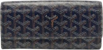 Goyard Pre-owned Wallets, female, Black, Size: ONE SIZE Pre-owned Vintage Coated Canvas Wallet