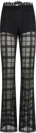 Alberta Ferretti Dames, Broeken, Zwart, Maat: XS Poliester
