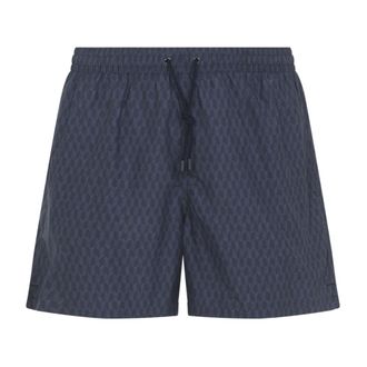 Canali Beachwear, male, Blue, Size: XL Swim Shorts