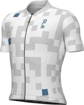 Al&eacute; Pragma Pixel S/S Jersey Velotrikot f&uuml;r Herren | grau