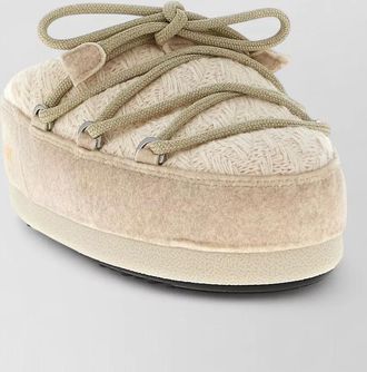 Moon Boot cashmere wool-effect mules
