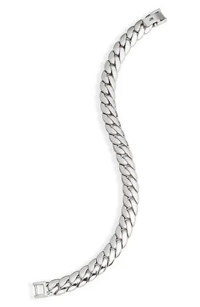 JENNY BIRD Harvey Chain Anklet in High Polish Silver at Nordstrom