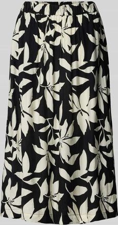 s.Oliver Red Label Relaxed Fit Ausgestellter Midi-Rock aus Viskose-Mix in Black, Gr&ouml;&szlig;e 34