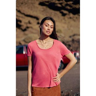 La petite &eacute;toile Losvallend T-shirt met ronde hals, TIA