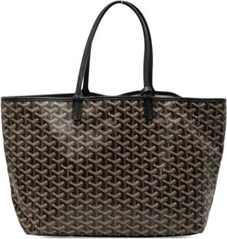 Goyard Black Pvc Leather Tote Bag (Pre-Owned)