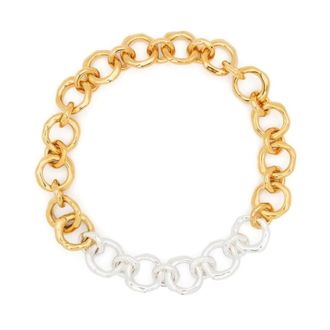 Jil Sander Collar de cadena gruesa bicolor - Accessories - Mujer - Amarillo - ONE SIZE