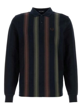 Fred Perry Piqué poloshirt - Blauw