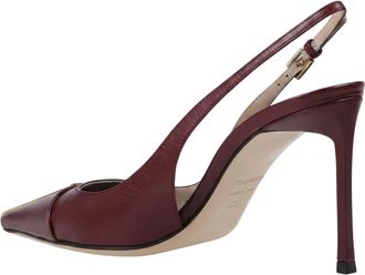 Tom Ford Schoenen, Dames, Rood, 38 EU, Leer, D&eacute;collet&eacute; Slingback