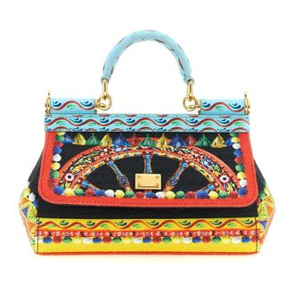 Dolce & Gabbana Mini Sicily Handbag - female - Dolce & Gabbana - Handbags - Multicolor - ONE SIZE - Bags