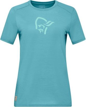 Norr&oslash;na Femund Equaliser Merino T- Shirt Merinoshirt f&uuml;r Damen | blau