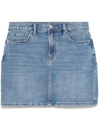 DKNY High waist mini-rok - Blauw
