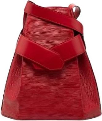 Louis Vuitton Pre-owned Epi Sac D Epaule - Dames - Pre-owned - Rood - Maat: ONE Size Leer