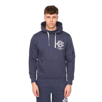 Duck and Cover Heren Randolph Hoodie (Marine)