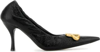 Balenciaga Black Leather Pumps