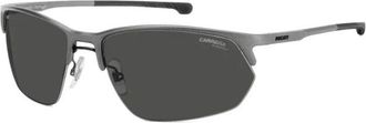 Carrera 064/S R80/Ir Zonnebril - Heren - Zonnebrillen - Grijs - 65 MM - Accessoires