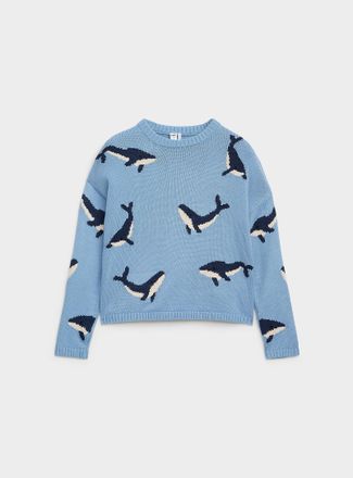 Twik Womens Picture jacquard sweater